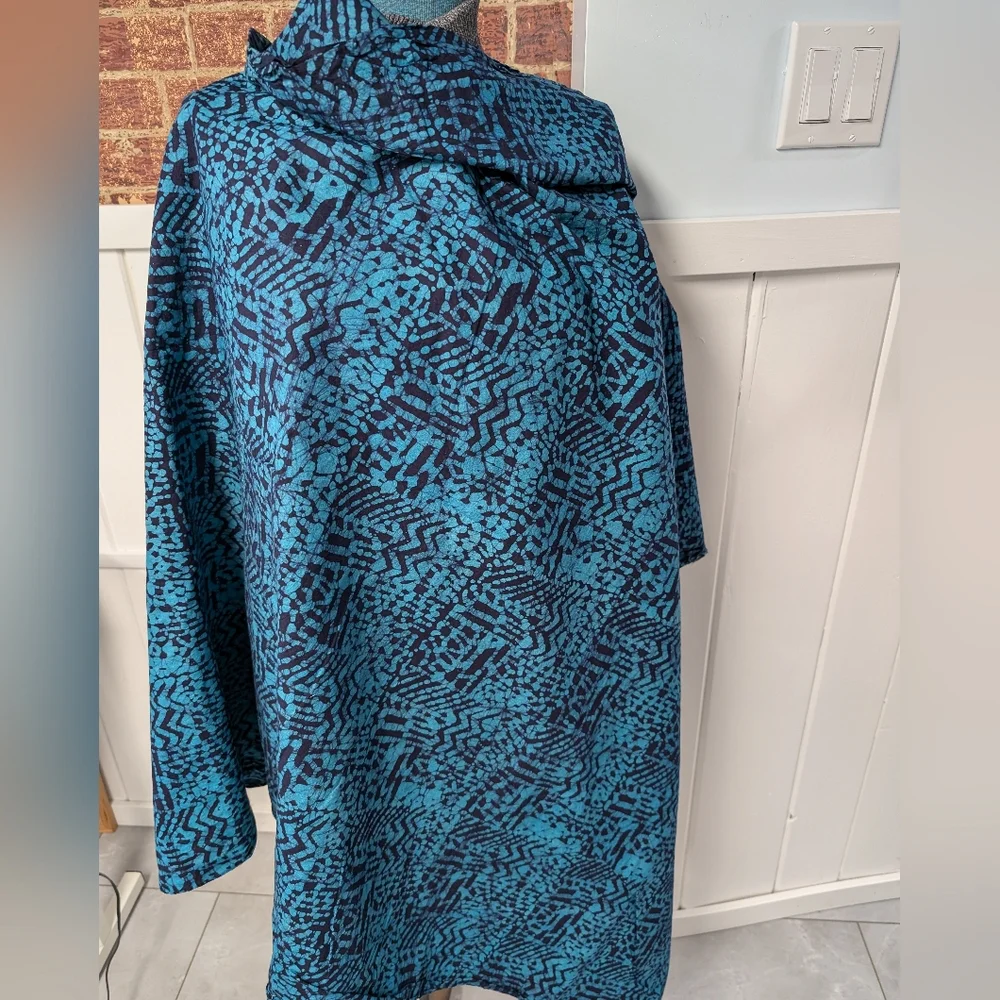Batik Quilters fabric Blue and turquoise from Quilters Stash